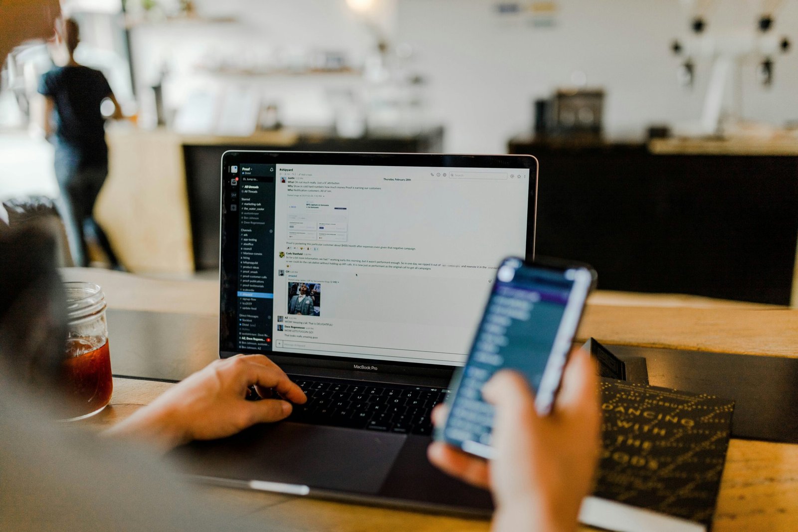 Is Building a Sustainable Online Business Really That Easy? person using phone and laptop