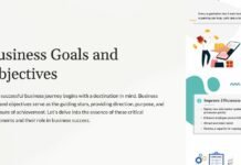 4. Business Goals and Objectives Goals and Objectives