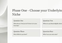 3. Phase 1 – Underlying Niche Chose Your Underlying Niche