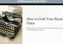 10: Crafting your Brand Voice Craft Brand Voice