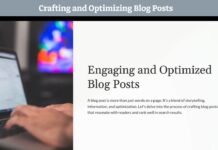 Crafting and Optimizing Blog Posts