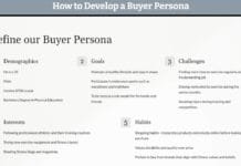 5: Develop a Buyer Persona Develop a Buying Persona