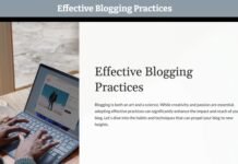 Effective Blogging Practices