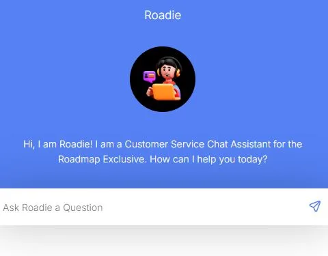Roadie, Roadmap Exclusive ai helper