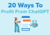 20 Ways to Profit From ChatGPT Great PLR eBook 20 Ways to Profit from Chat GPT