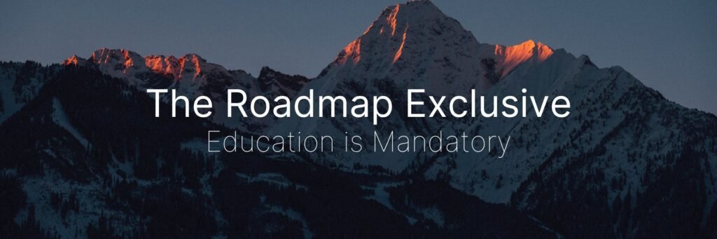 Roadmap Banner. Courses