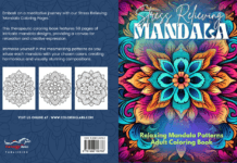 Stress Relieving Mandala Colouring Book With PLR Mandala Colouring Book