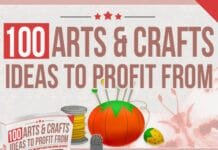 100 Arts & Crafts Ideas to Profit From. MRR eBook. 100 Arts & Craft Ideas