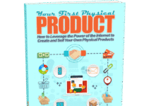 Your First Physical Product.  eBook With MRR Physical Product
