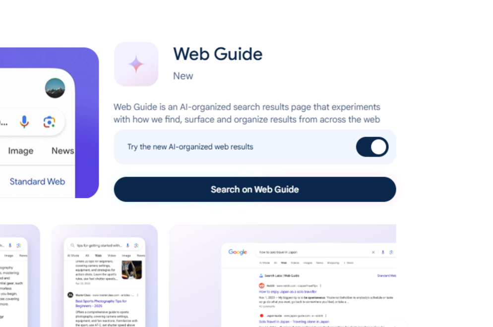 4. Google Web Guide