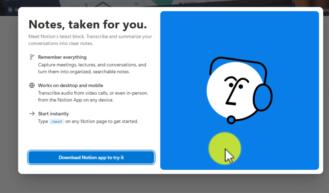 10. Notion Transcription