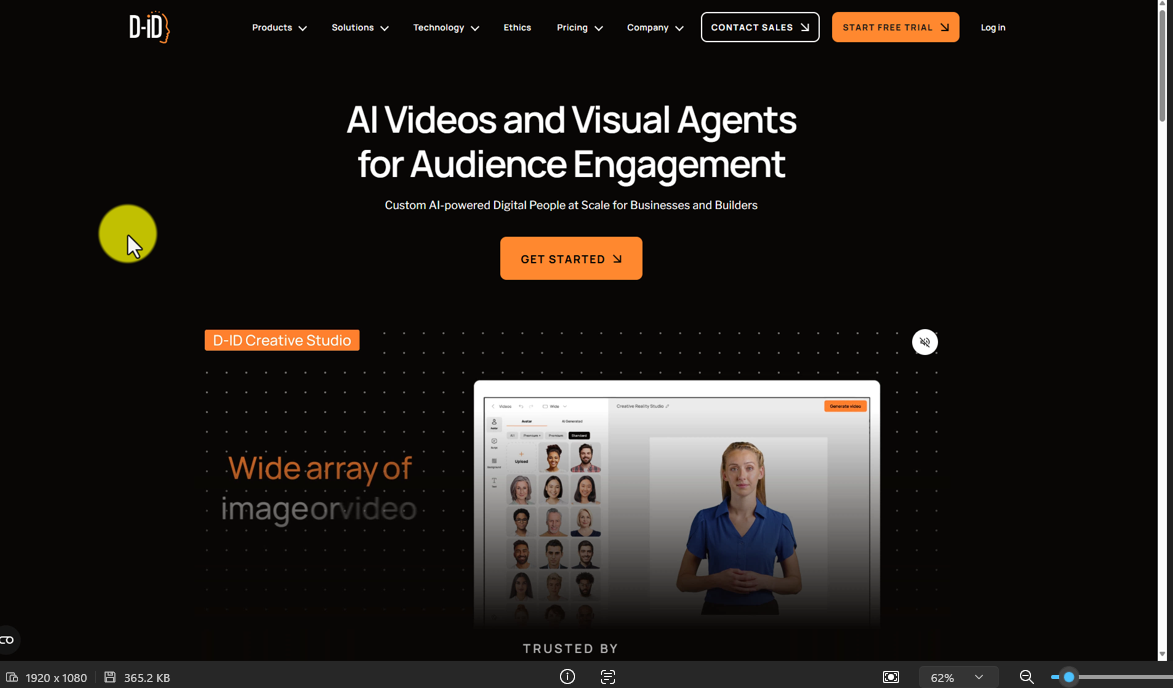 27. D-ID Video Avitar Creator