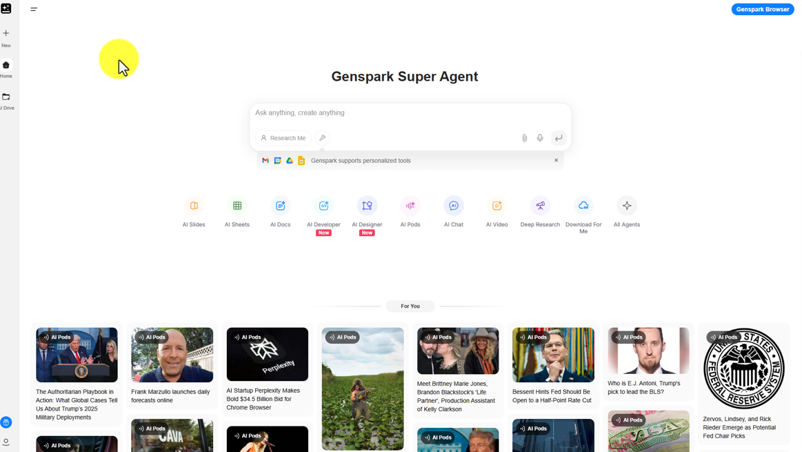 30. Genspark Video Creation